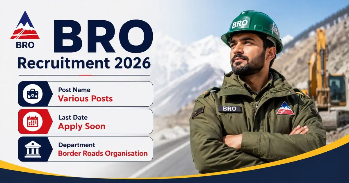 Border Road Organisation Recruitment 2026 Notification Out