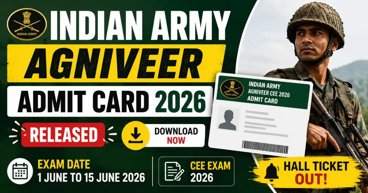 Indian Army Agniveer Admit Card 2026 Download