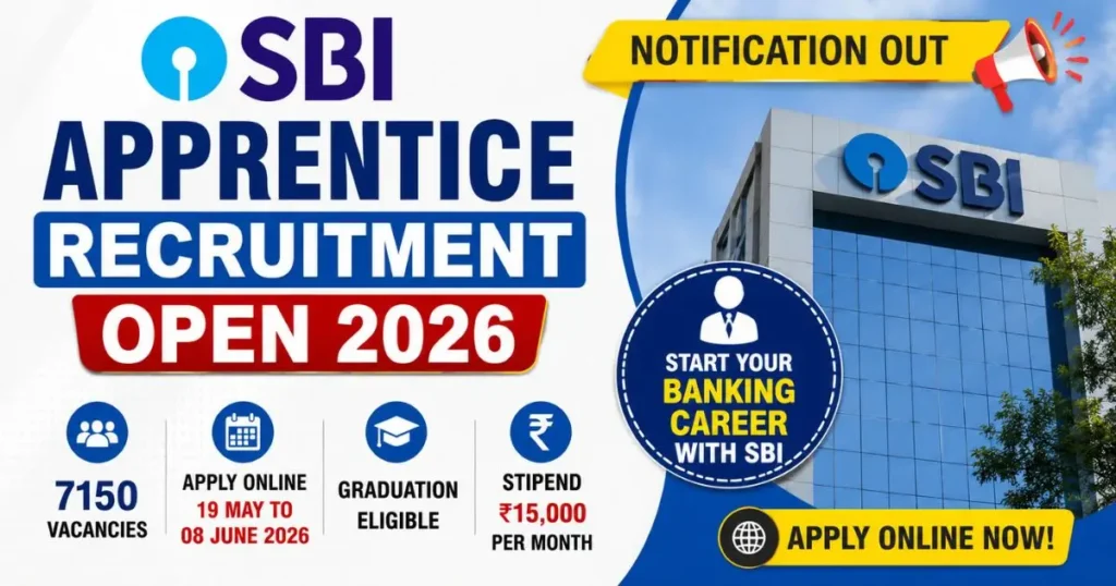 SBI Apprentice Recruitment Open 2026
