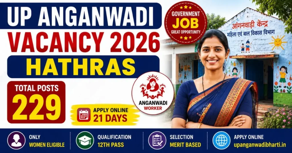 UP Anganwadi Vacancy 2026 Hathras