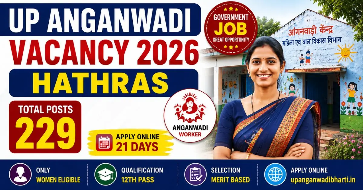 UP Anganwadi Vacancy 2026 Hathras