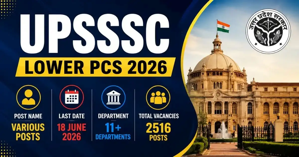 UPSSSC Lower PCS Bharti Notification 2026