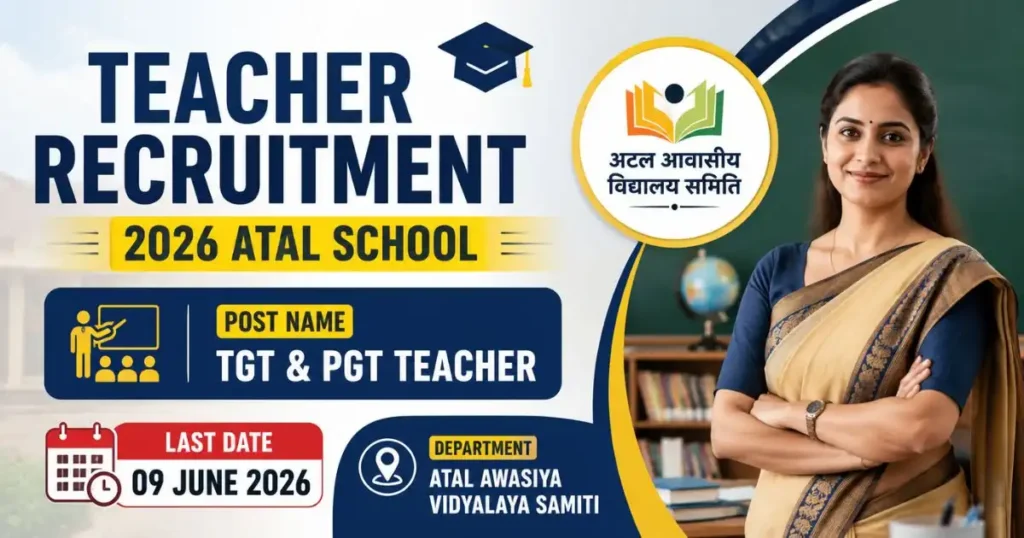 Teacher Recruitment 2026 Atal School